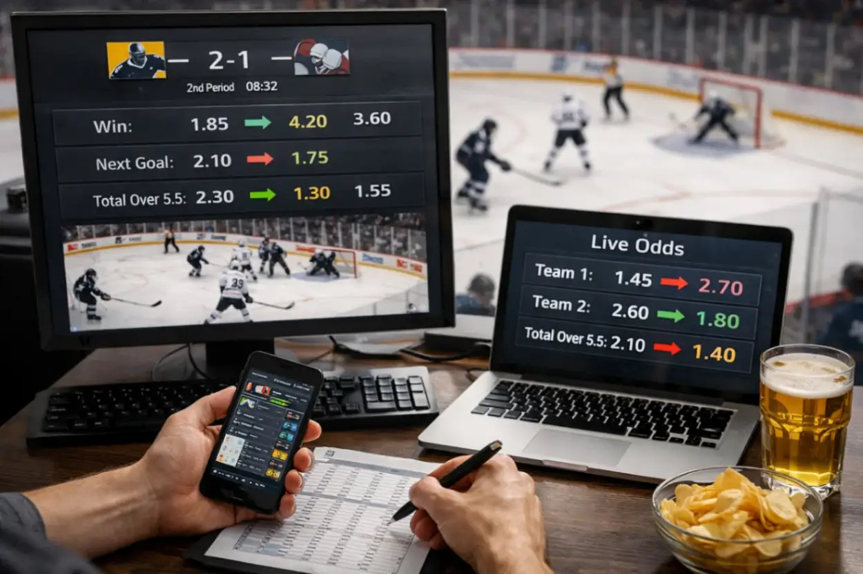 Player props в хоккее: как зарабатывать на статистике игроков